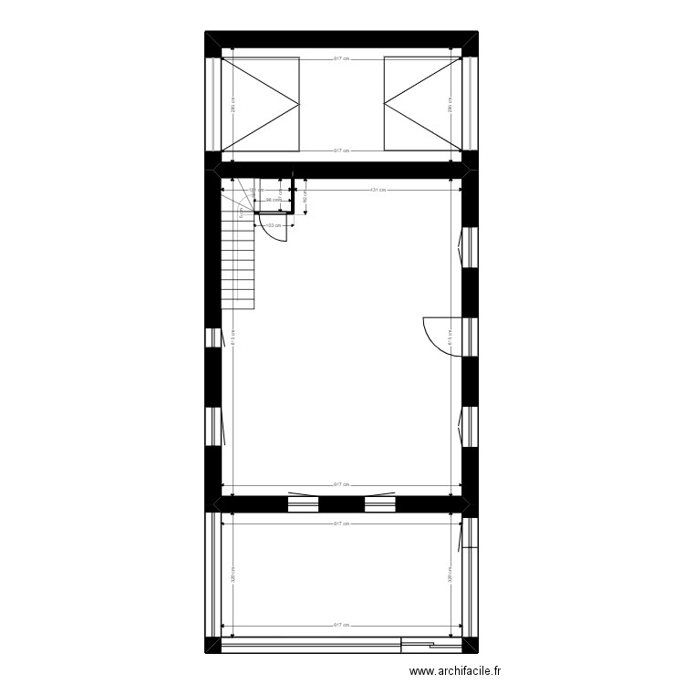 st peray. Plan de 16 pièces et 257 m2