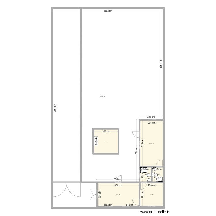 gbg. Plan de 7 pièces et 352 m2