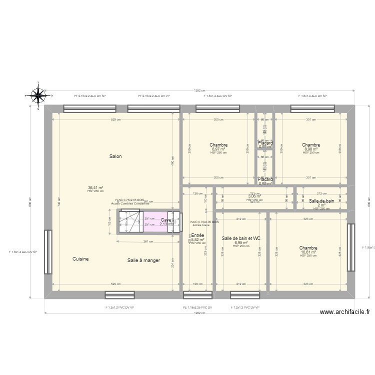 Ml24010418 HAMZI. Plan de 11 pièces et 87 m2