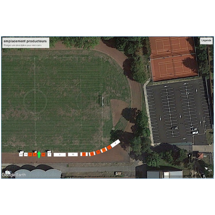 emplacement producteurs. Plan de 0 pièce et 0 m2