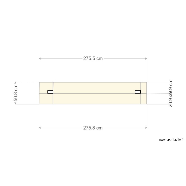 MIROIR VINCENNES. Plan de 5 pièces et 1 m2