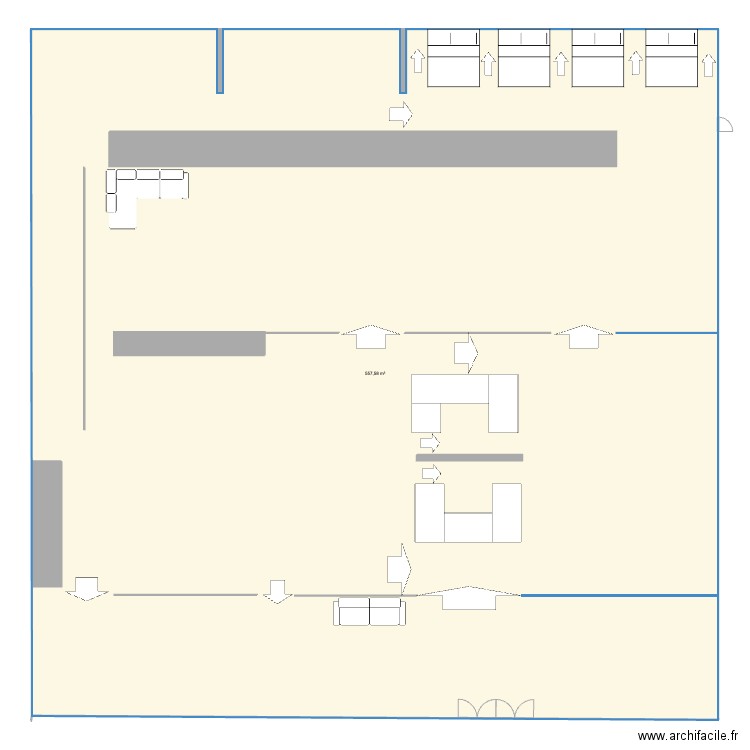 STRASBOURG. Plan de 1 pièce et 558 m2