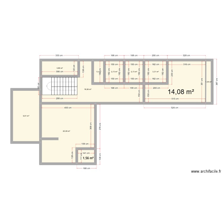 HOME LULU. Plan de 11 pièces et 78 m2