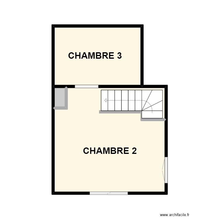 ALLAIN 1 ER. Plan de 3 pièces et 24 m2