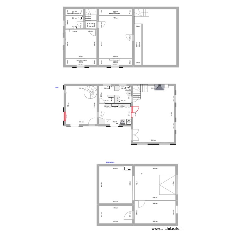 Chanoisy 07-2024. Plan de 19 pièces et 225 m2