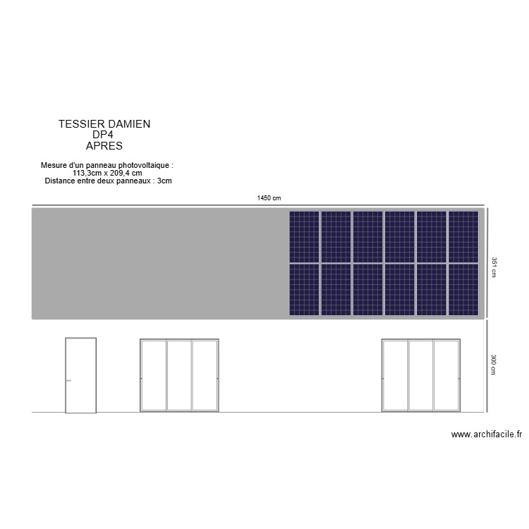 TESSIER DAMIEN dp4. Plan de 2 pièces et 49 m2