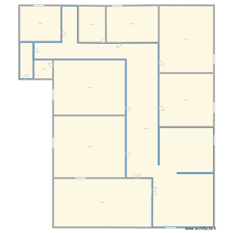 marvatou. Plan de 10 pièces et 1284 m2