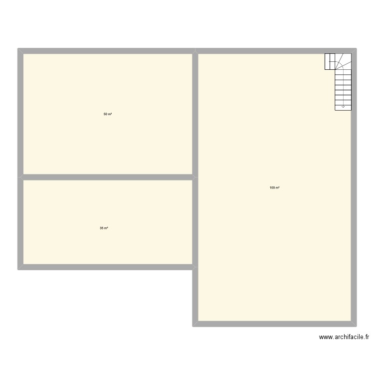 l'antre des girafons. Plan de 3 pièces et 185 m2