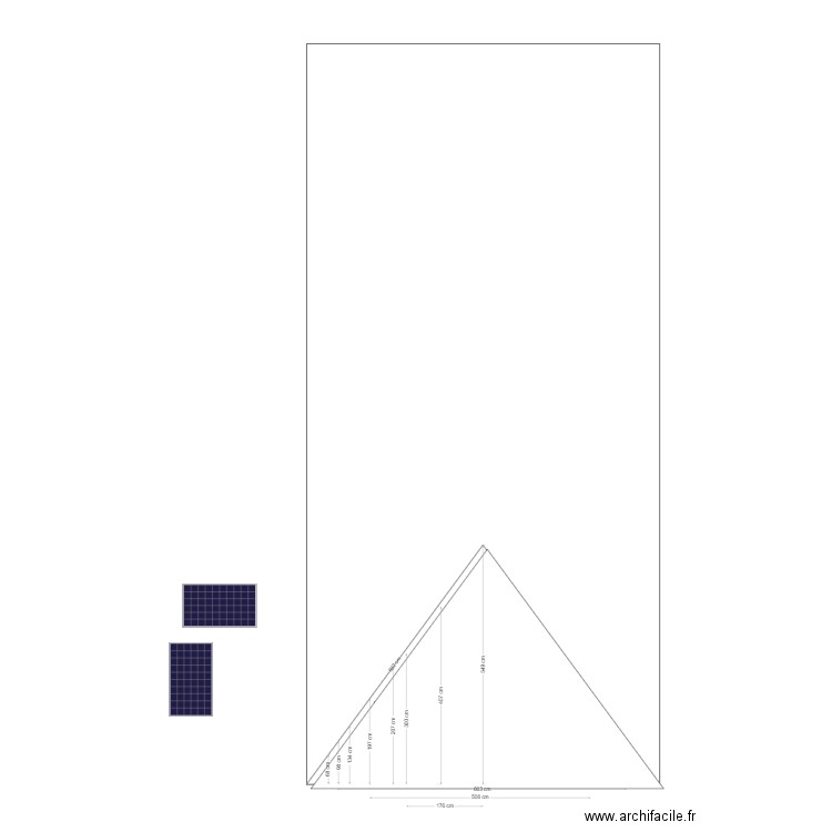 Panneau solaire. Plan de 0 pièce et 0 m2