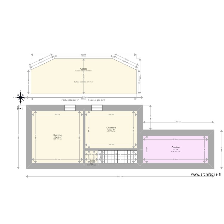 Ml24016896 VENTURIN. Plan de 5 pièces et 43 m2