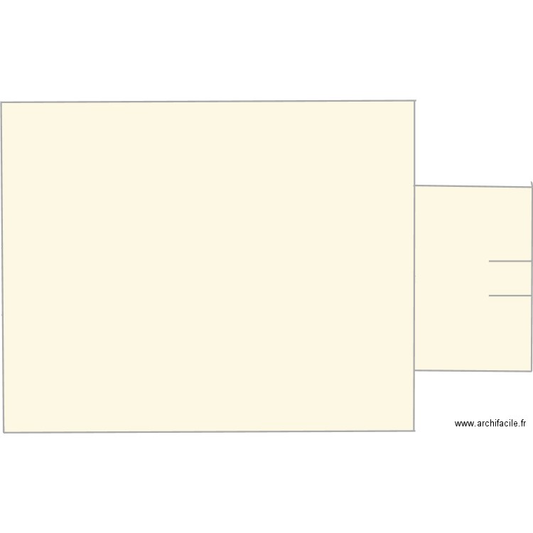 nocibe. Plan de 2 pièces et -356 m2