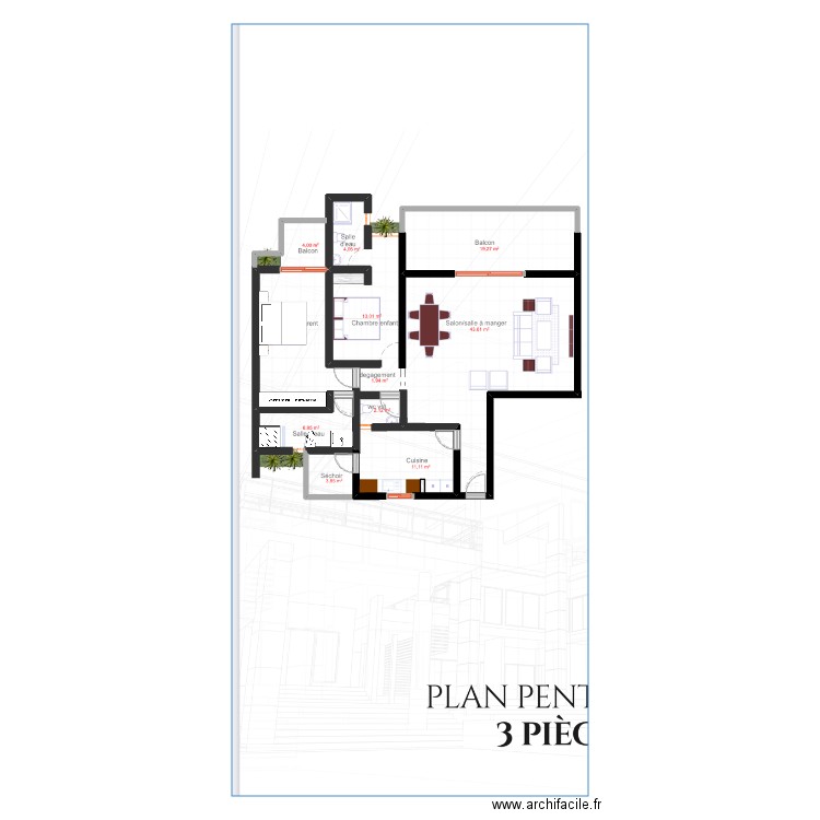 Plan Abidjan. Plan de 0 pièce et 0 m2