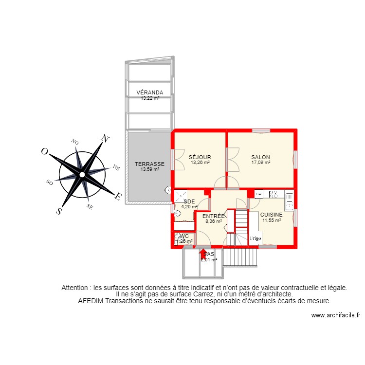 BI 19643 - . Plan de 42 pièces et 288 m2