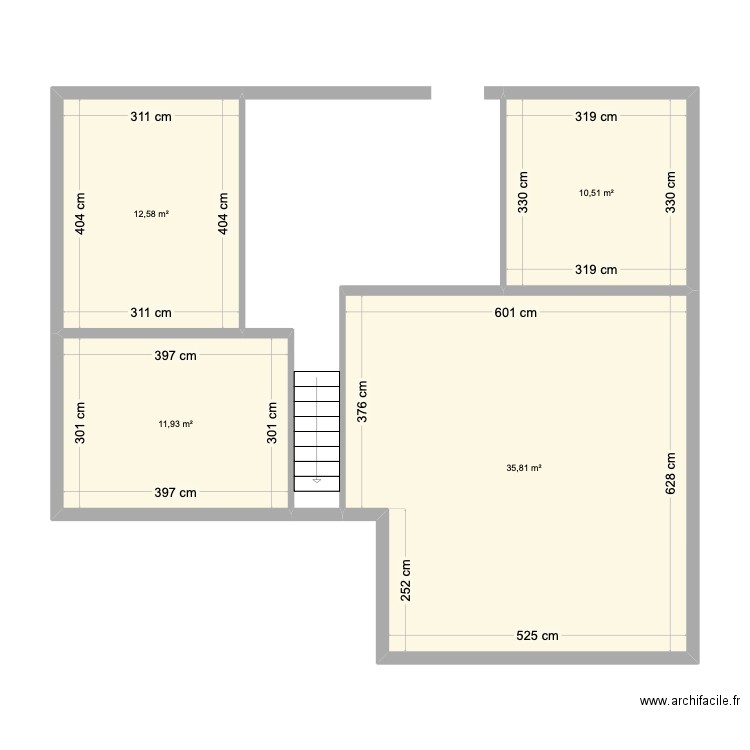 yo-base1. Plan de 4 pièces et 71 m2