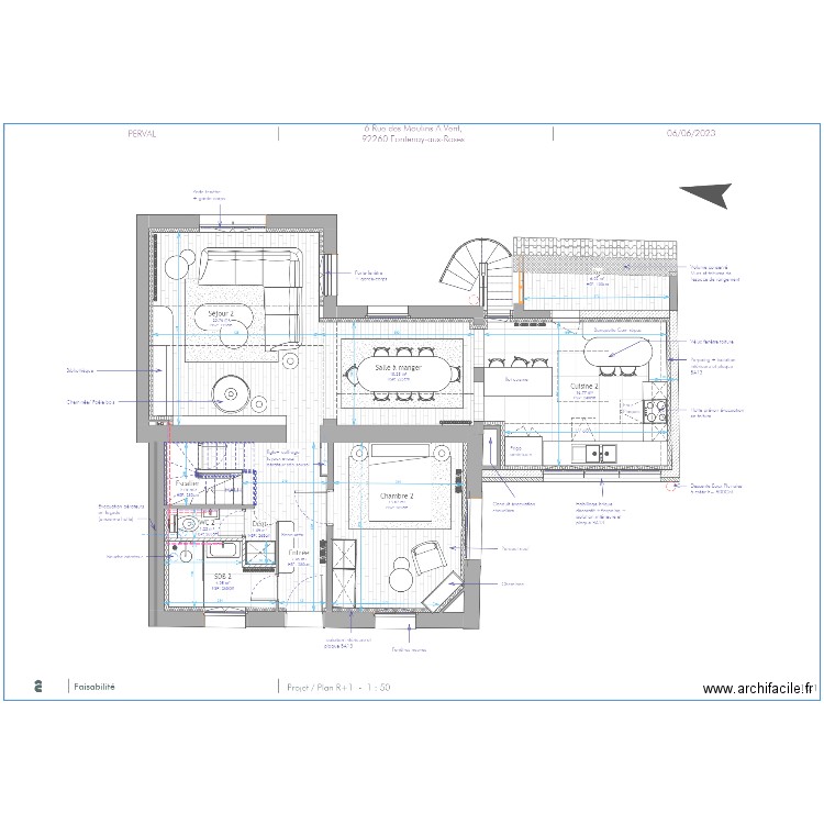 Maison_Etage. Plan de 0 pièce et 0 m2