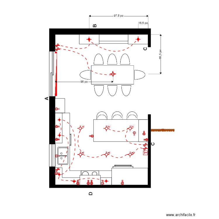 Josette électrique. Plan de 0 pièce et 0 m2