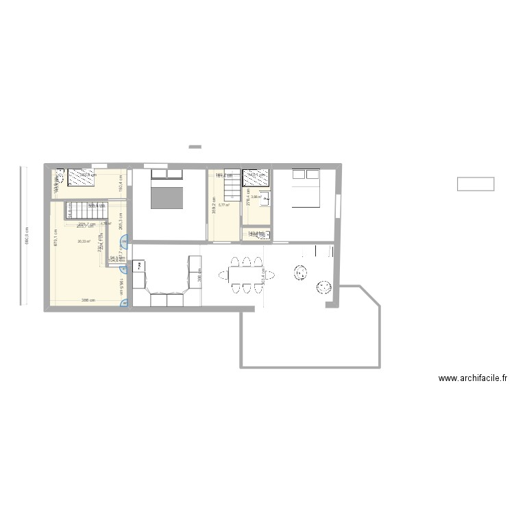 Theix 6. Plan de 5 pièces et 36 m2