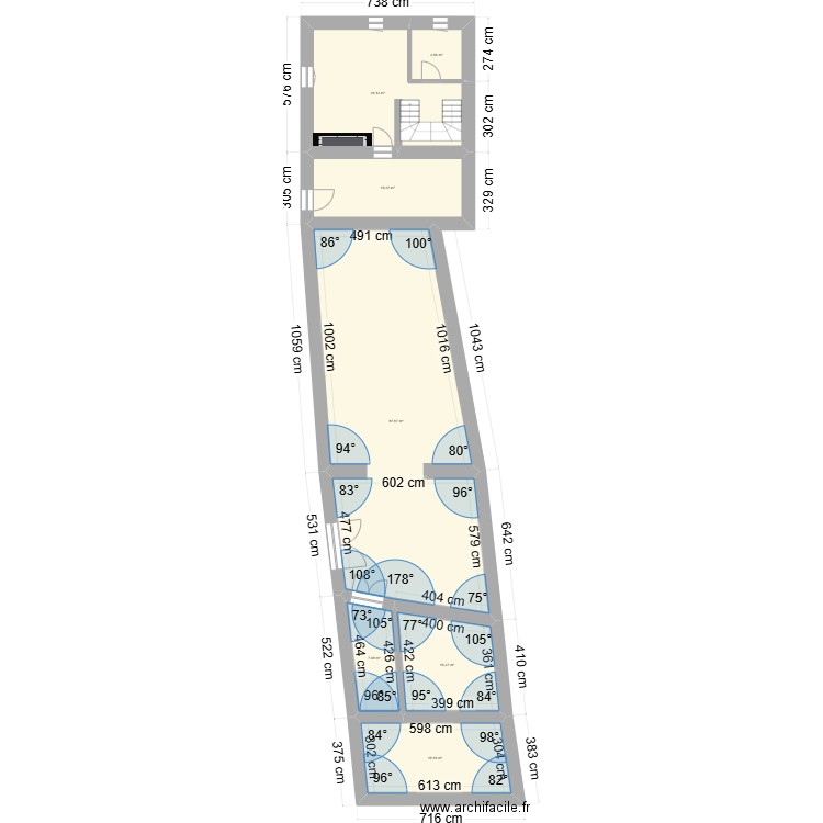 1 chemin du pountil. Plan de 13 pièces et 282 m2