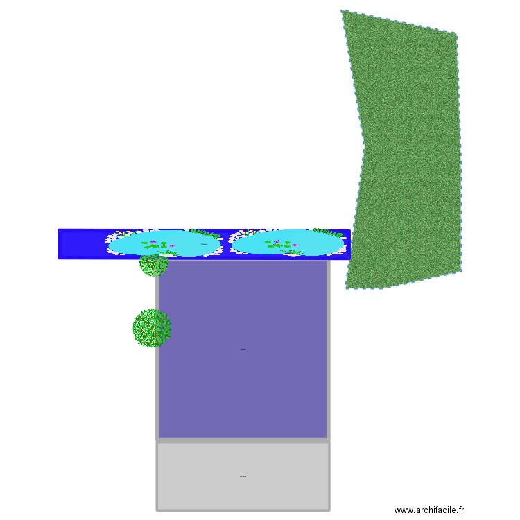 Son et Lumière. Plan de 3 pièces et 526 m2