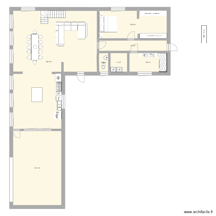 mainvault maison nous. Plan de 7 pièces et 193 m2