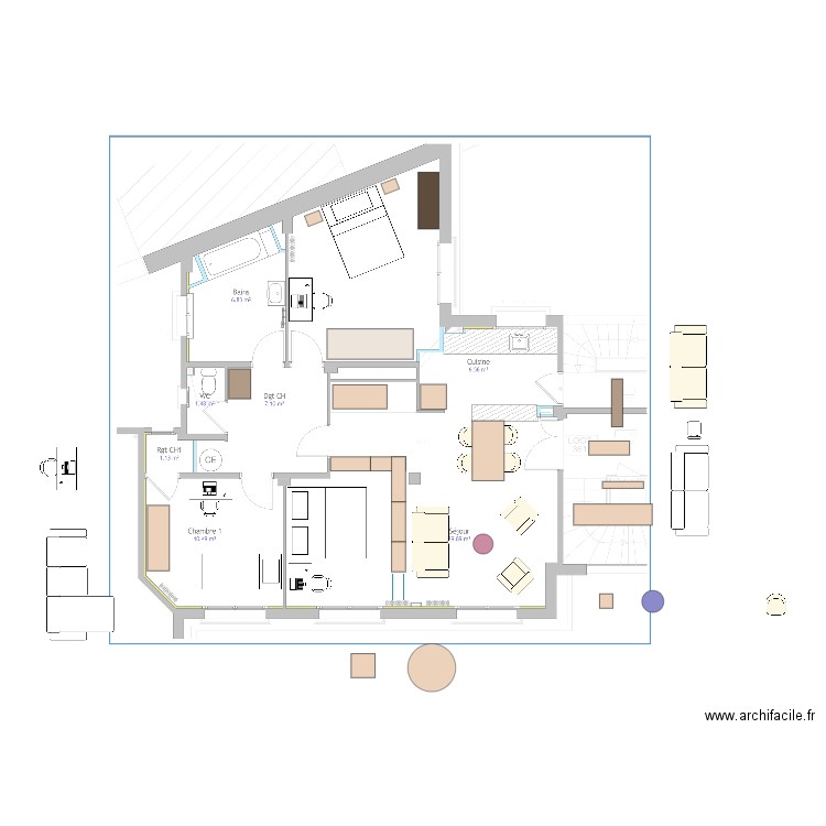 GARNIER 6 PAX 35 2. Plan de 0 pièce et 0 m2