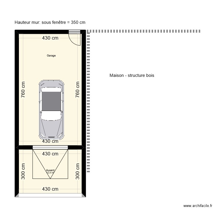 Bourgeois Jeremy. Plan de 2 pièces et 46 m2