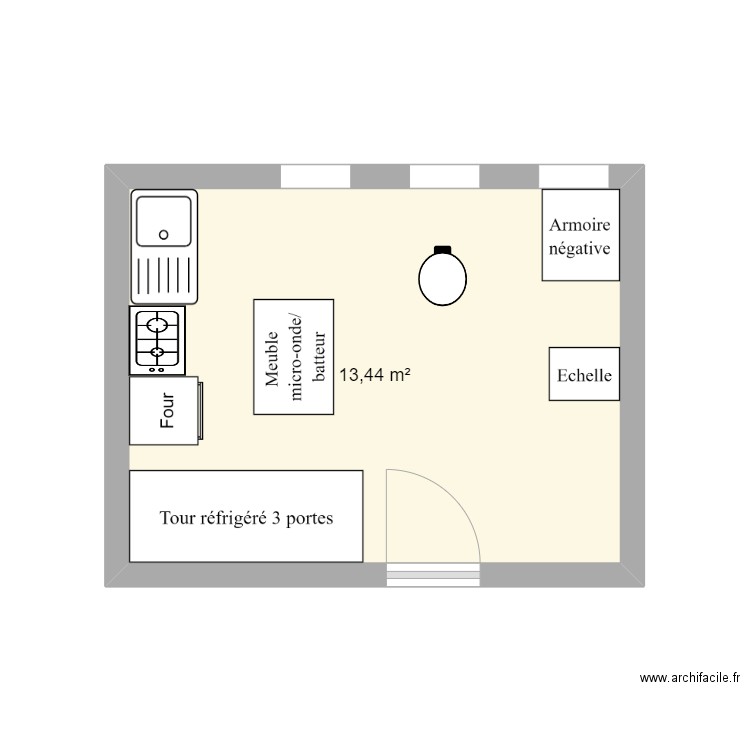 Labo2. Plan de 1 pièce et 13 m2