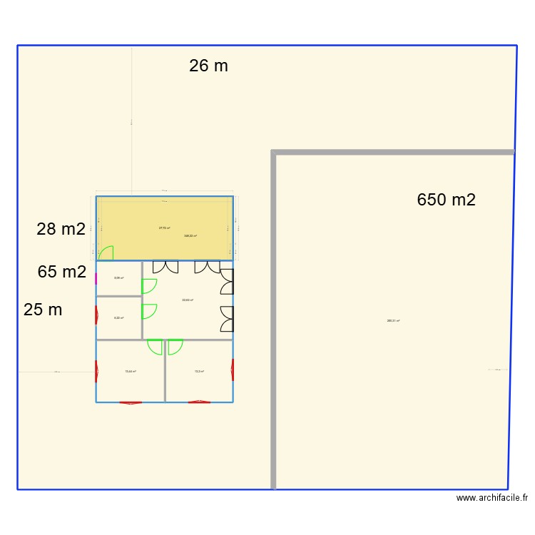 MAISON denise 2025. Plan de 8 pièces et 777 m2