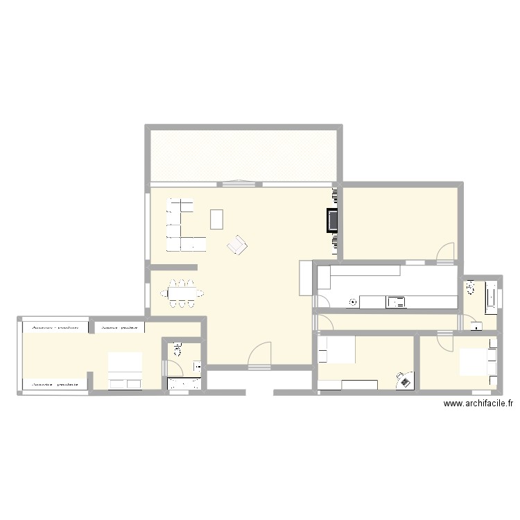 C300. Plan de 9 pièces et 179 m2