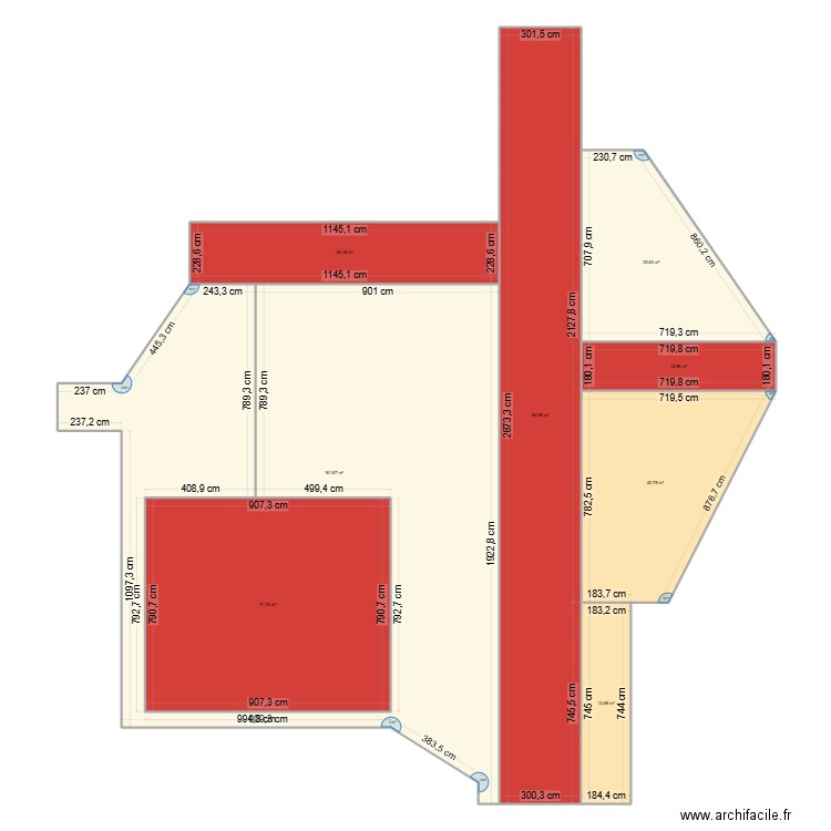 Camping le littoral. Plan de 8 pièces et 447 m2