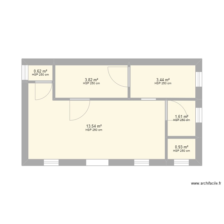 MALIK. Plan de 6 pièces et 24 m2