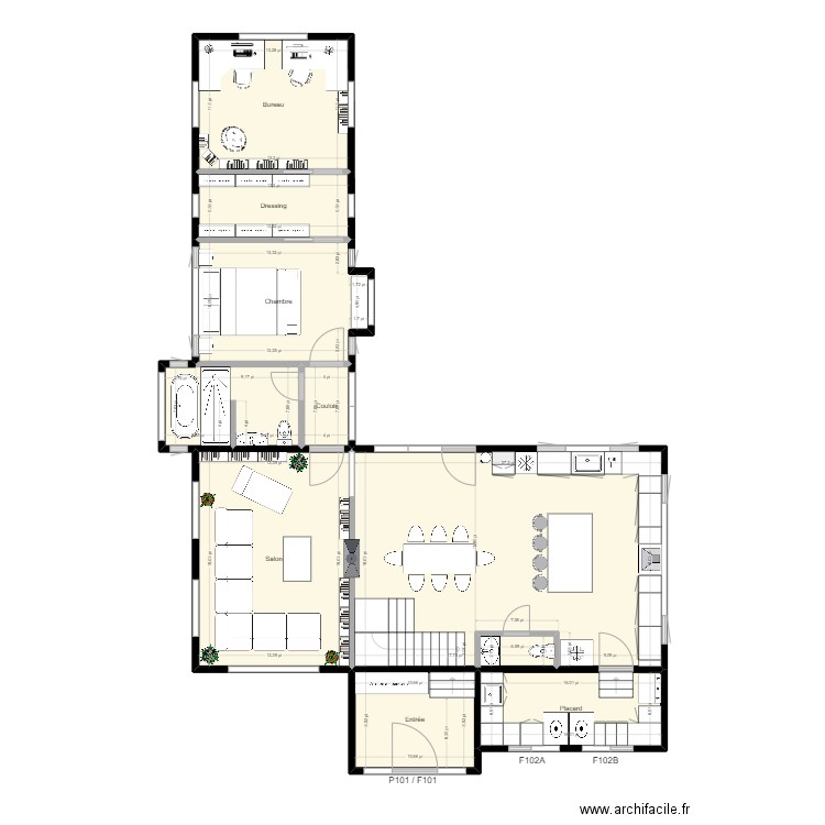 Maison Outaouais V4. Plan de 71 pièces et 462 m2