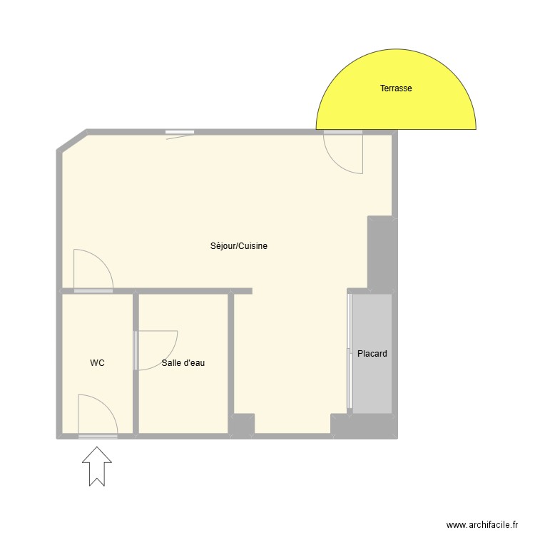 6044. Plan de 7 pièces et 39 m2