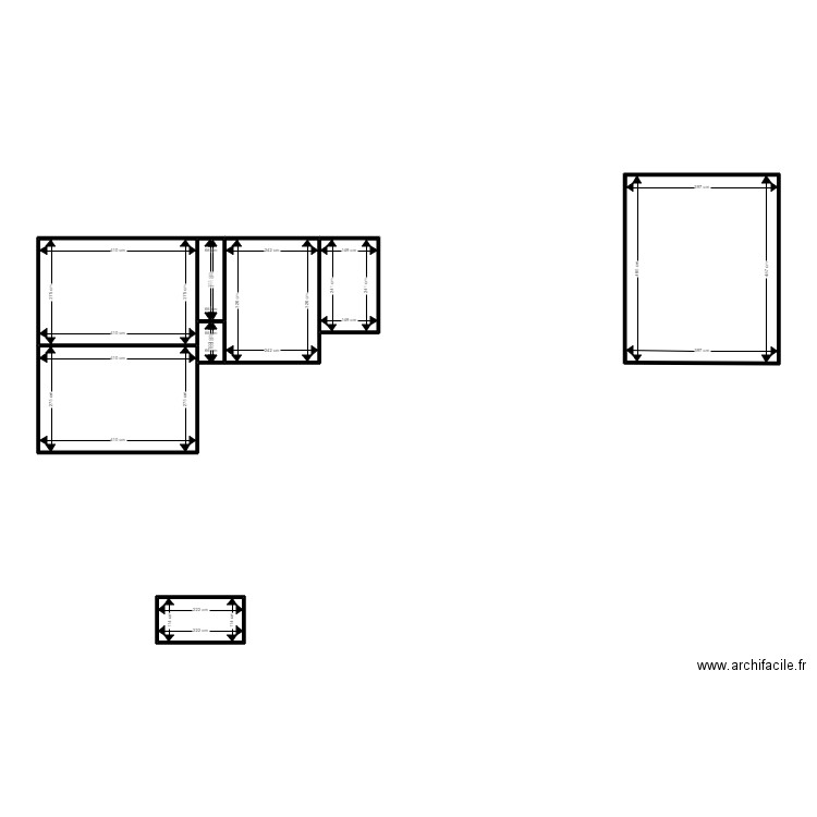 maisonnat. Plan de 27 pièces et 383 m2