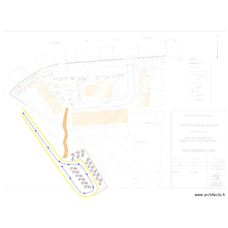 PLAN PARKING RESIDENCE. Plan de 0 pièce et 0 m2