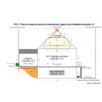 PC3_plans en coupe_pignon nord habitation principale