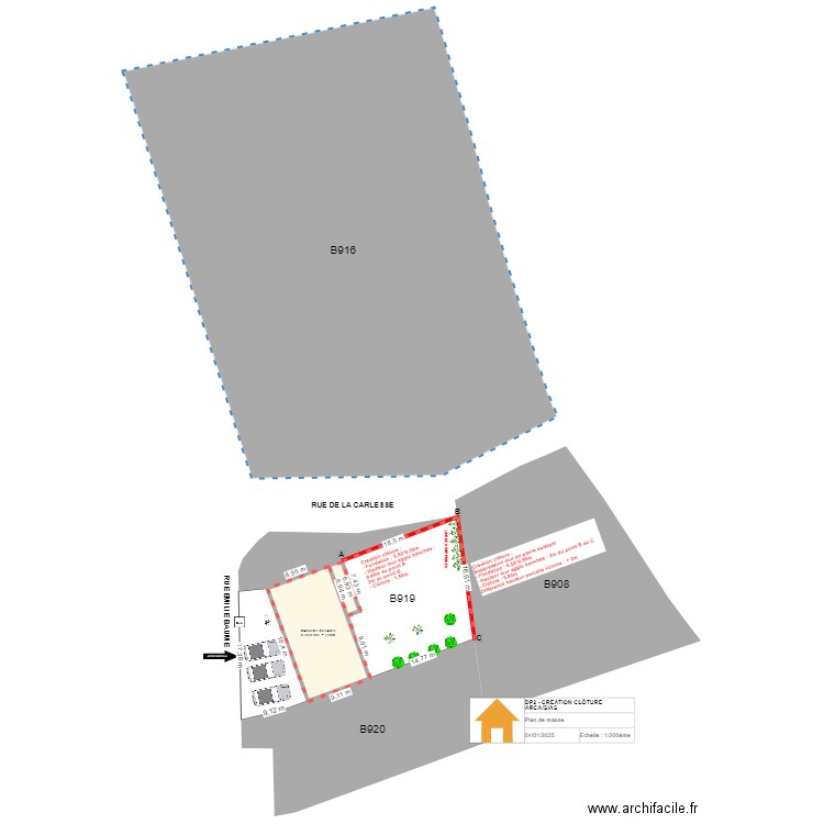 DP2. Plan de 2 pièces et 148 m2