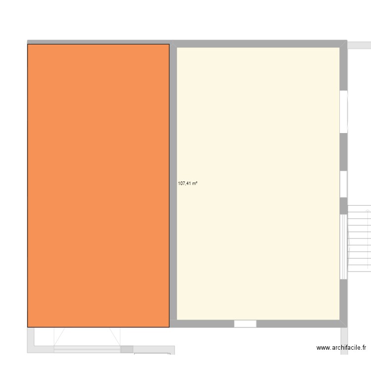 CHEZ DEDE. Plan de 2 pièces et 167 m2