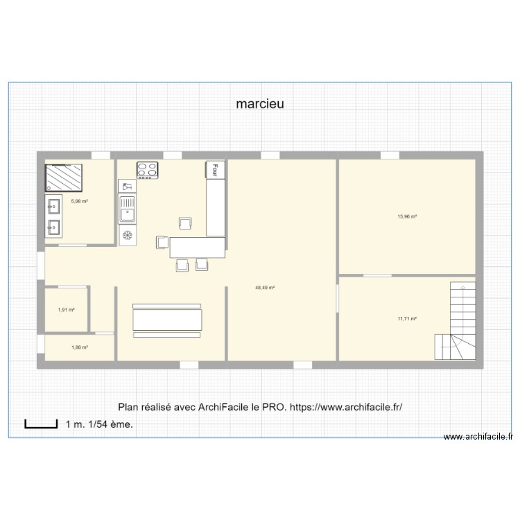 Marcieu avec meuble. Plan de 0 pièce et 0 m2