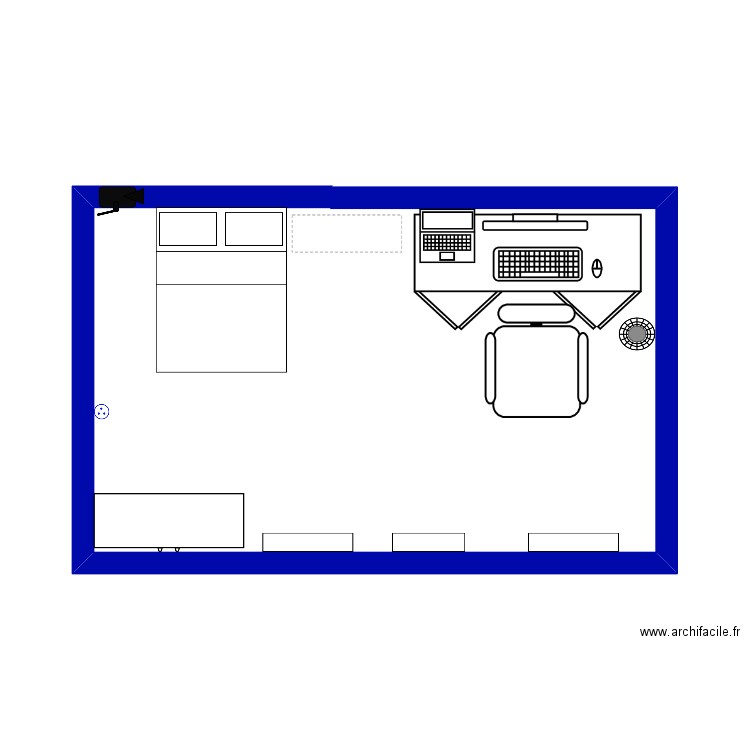 Chambre timothée. Plan de 0 pièce et 0 m2