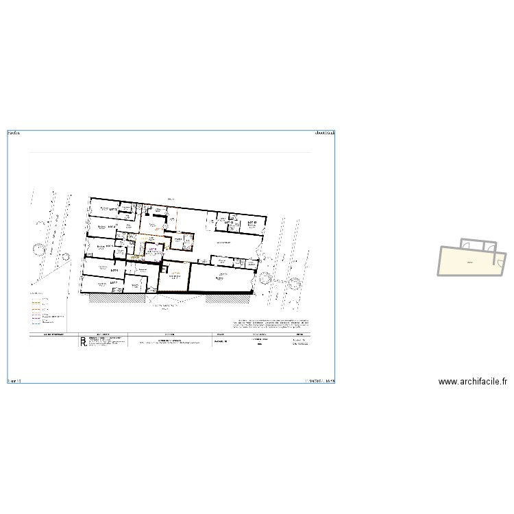 bar sorti plan . Plan de 1 pièce et 26 m2