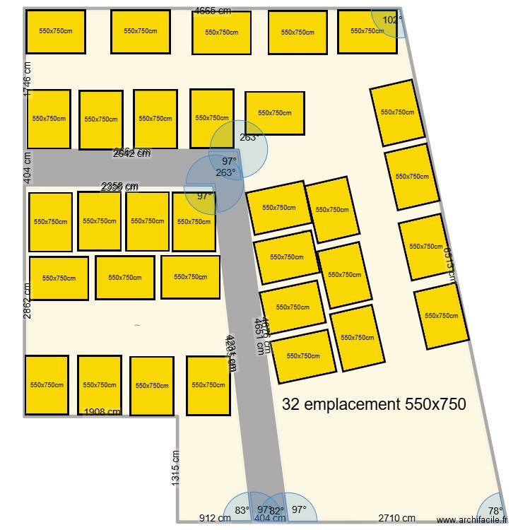 camping gelhen 2025. Plan de 3 pièces et 3111 m2