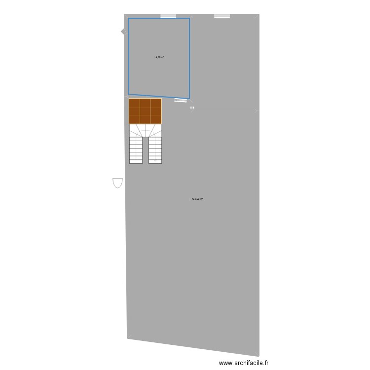 mmais. Plan de 2 pièces et 153 m2