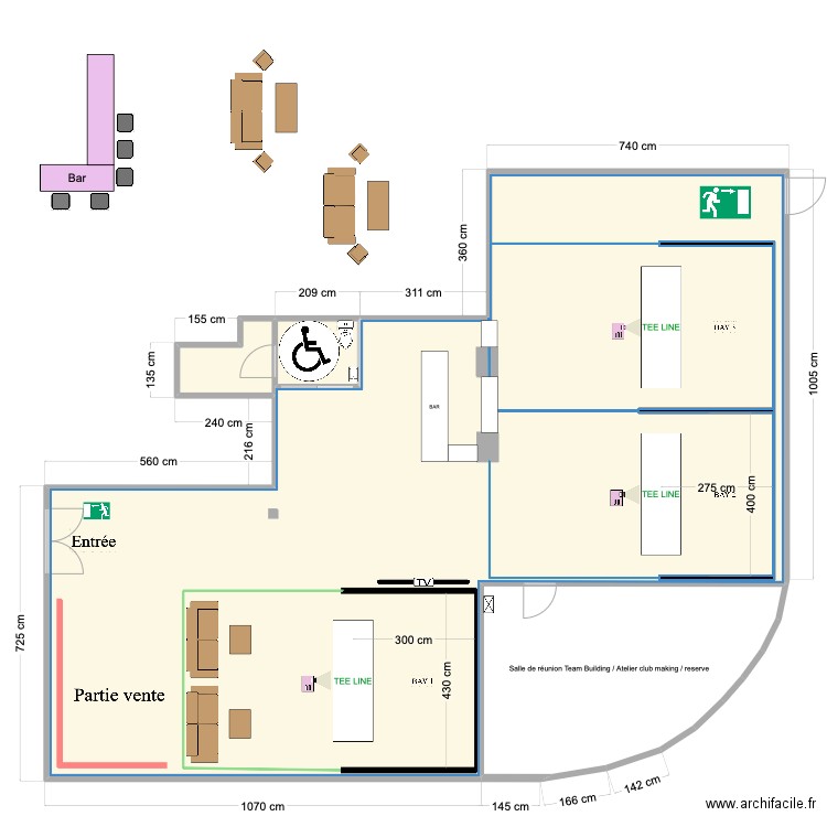 SWING HOUSE CHAMONIX v4. Plan de 4 pièces et 196 m2