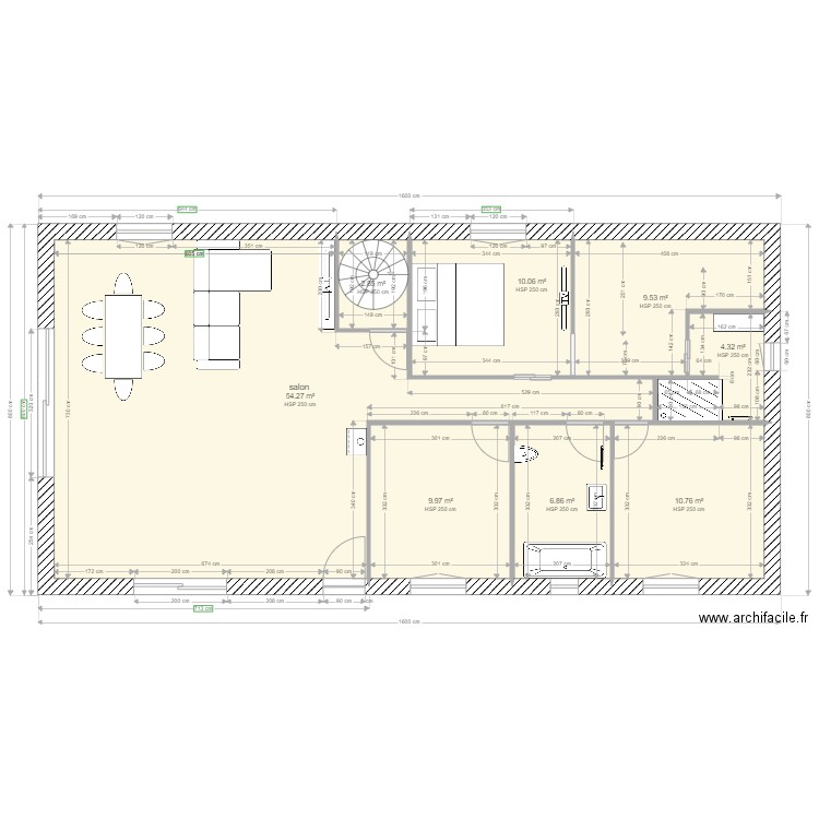 maison calistri 2. Plan de 12 pièces et 222 m2