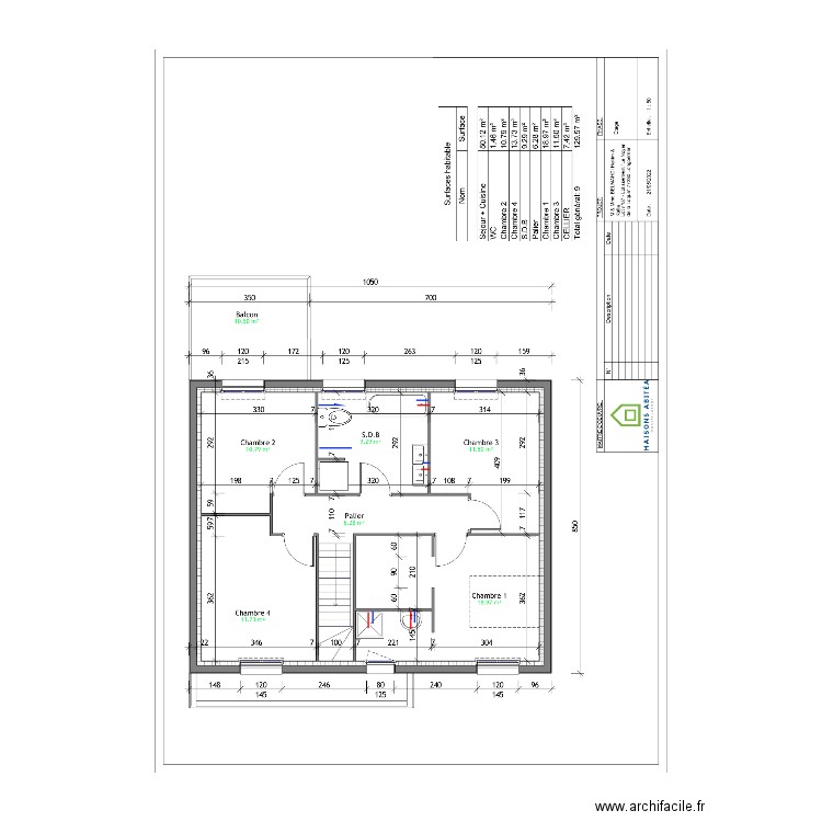 BELMADHI ETAGE HYDRAULIQUE. Plan de 0 pièce et 0 m2