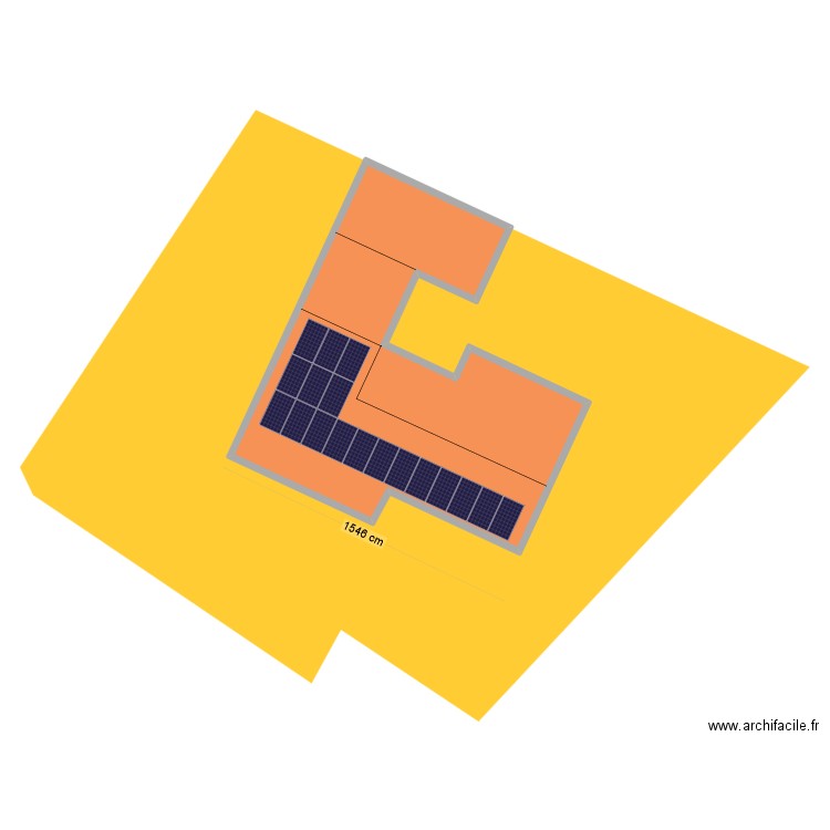 Brigitte Deras. Plan de 1 pièce et 163 m2