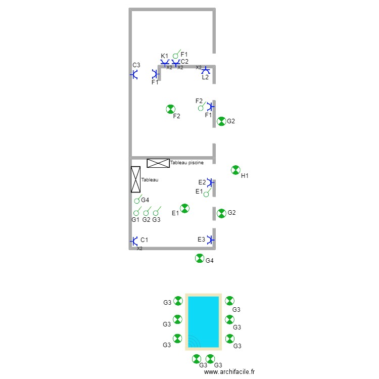 12344. Plan de 0 pièce et 0 m2