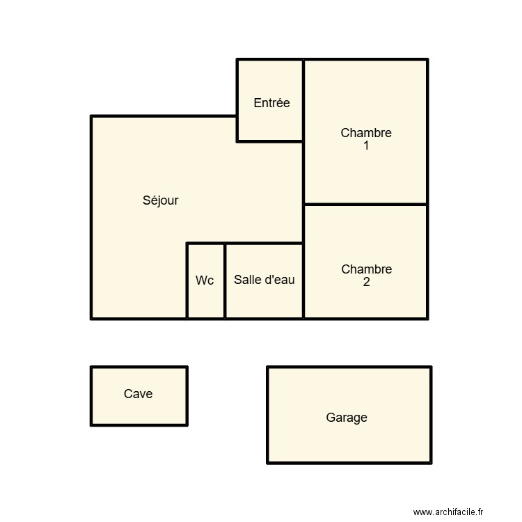 QUIMPER JACQUESON. Plan de 8 pièces et 28 m2