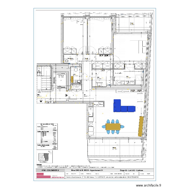 COL8. Plan de 0 pièce et 0 m2